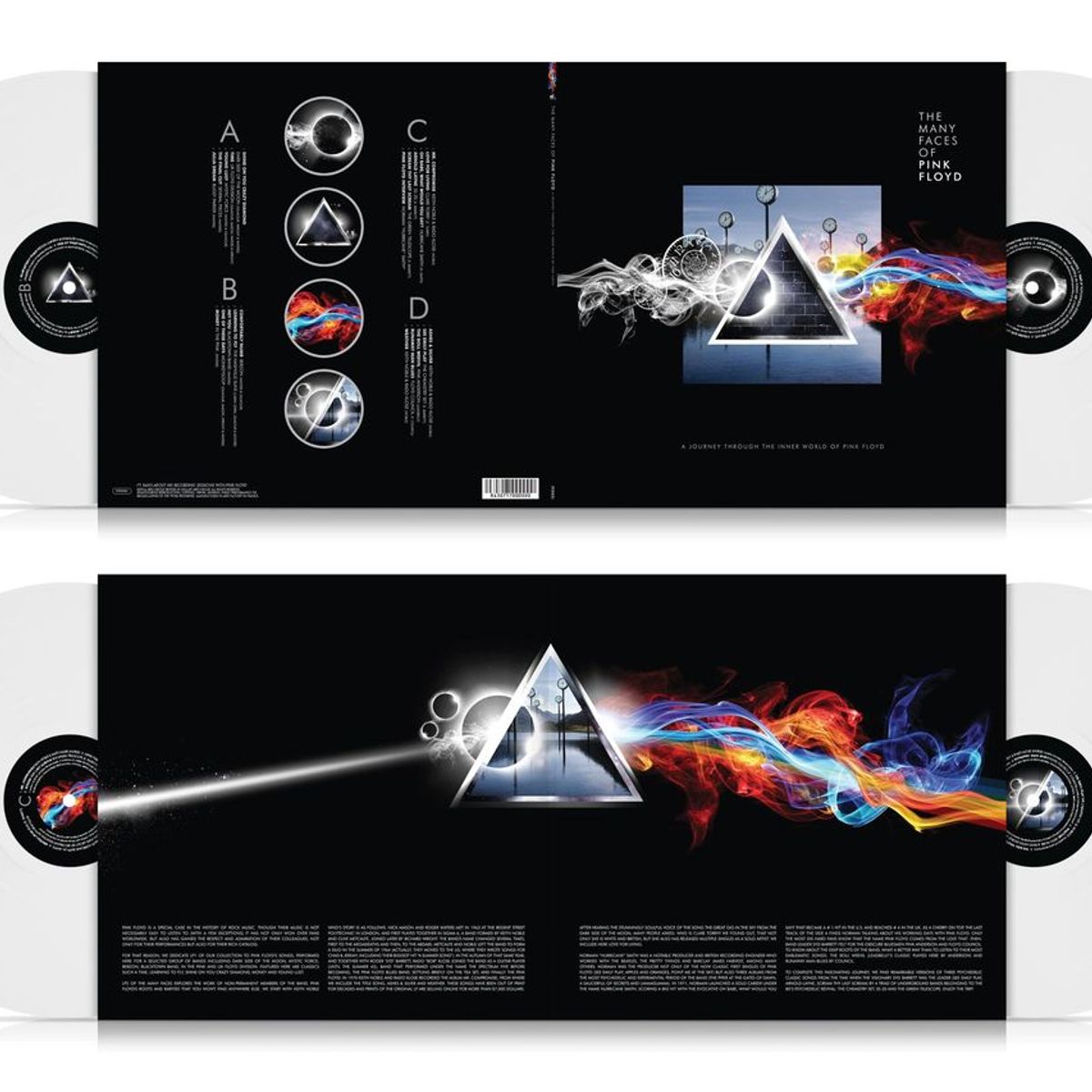 GRUPO LASER DISC - Vinilo Varios Artistas The Many Faces Of Pink Floyd White Vinyl 2lp