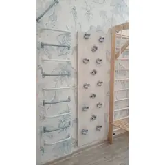 BLOKIDS - Monkey Bars Gris Pack de 6 Pasamanos para muro o techo