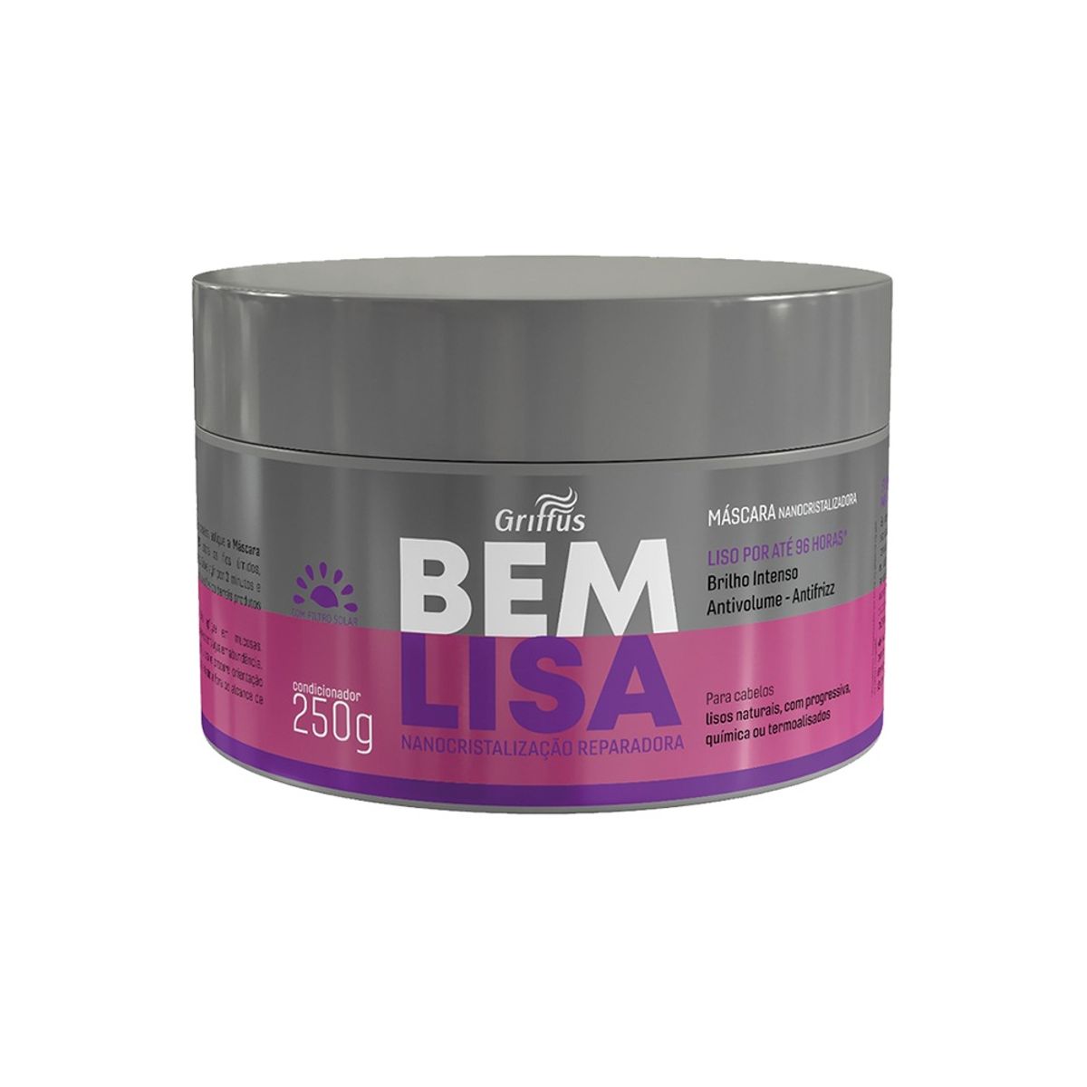 GRIFFUS - MASCARA BEM LISA NANOCRISTALIZADA REPARADORA 250GR GRIFFUS