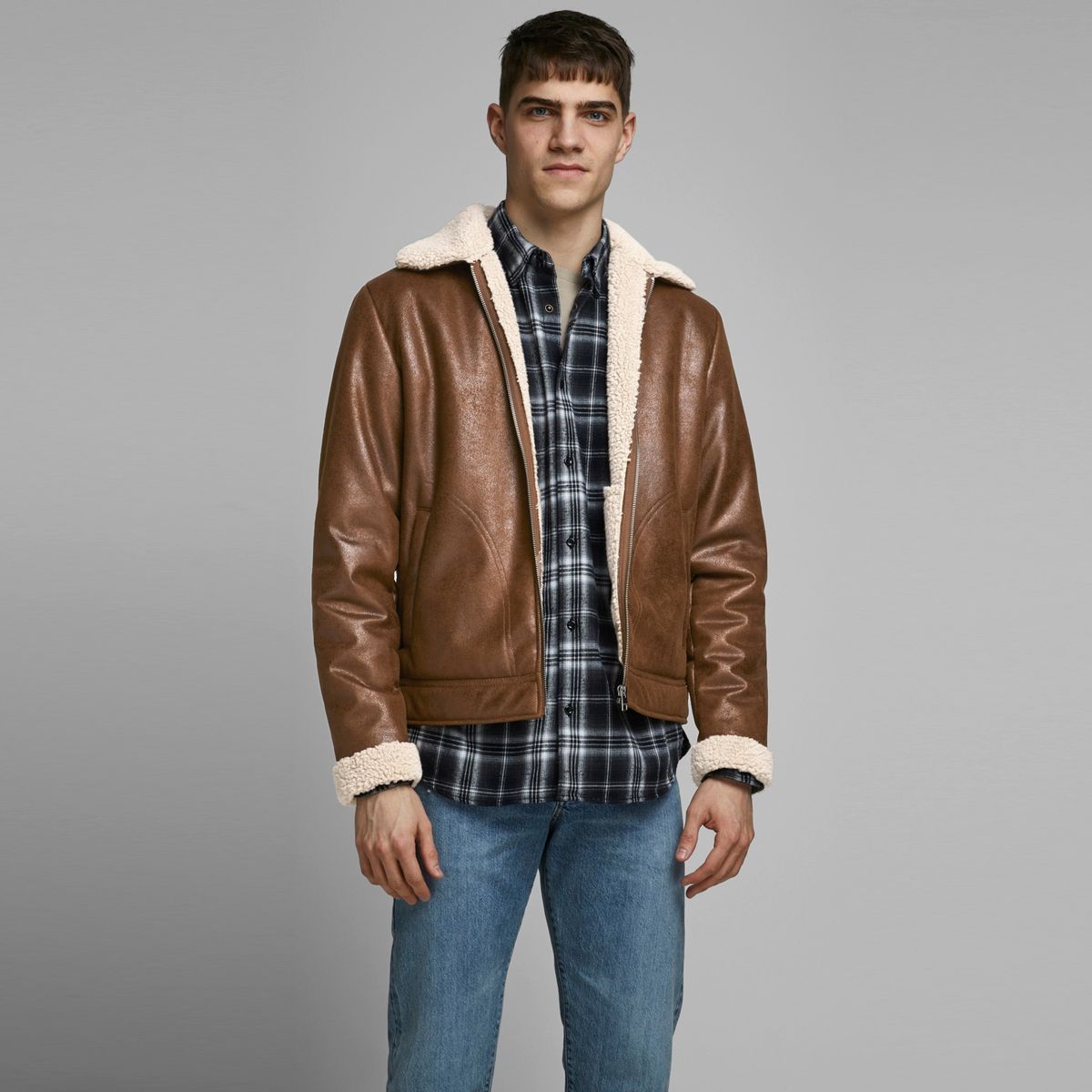 JACK&JONES - Chaqueta Aviador Hombre