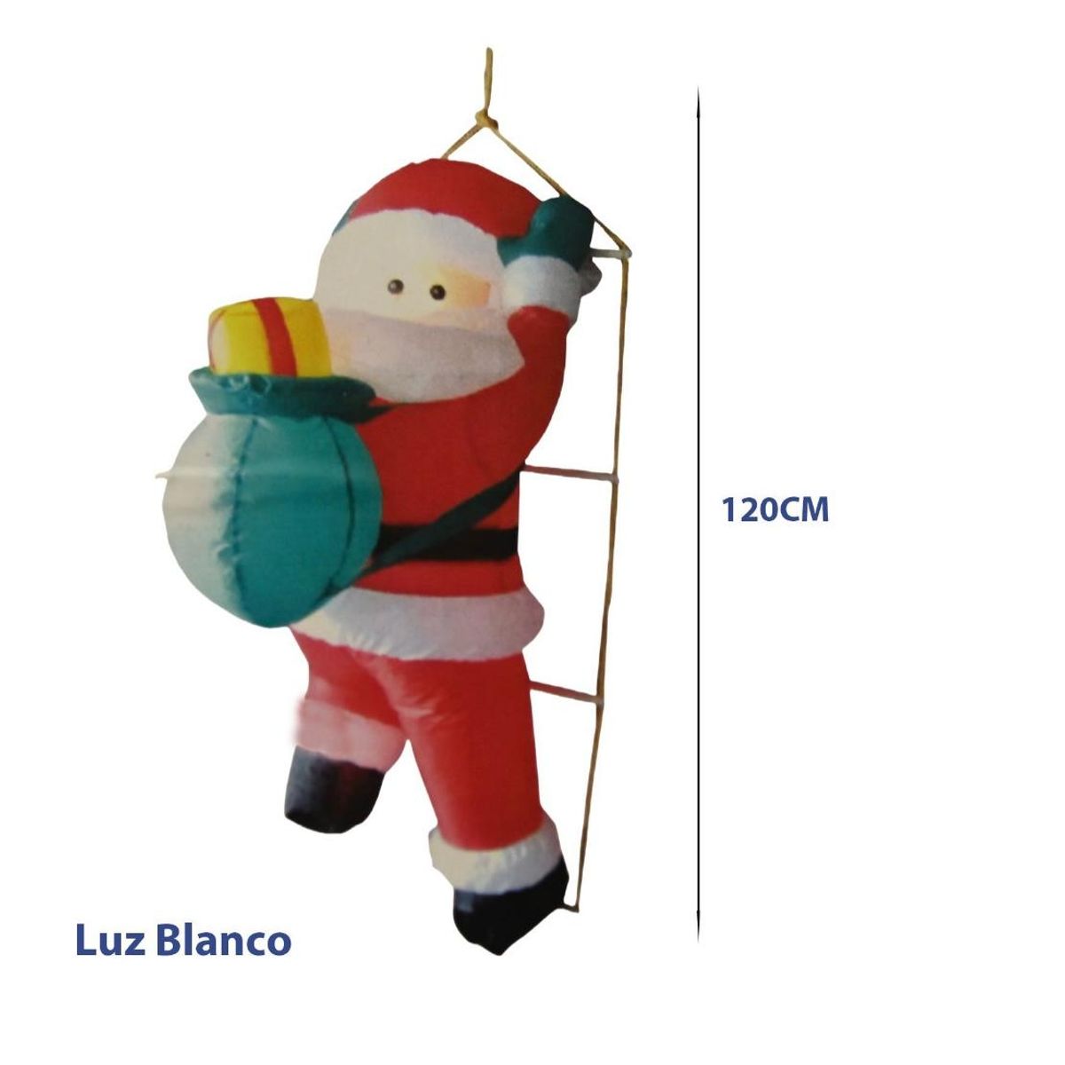 GENERICO - Viejito Pascuero Inflable - Navidad - Santa 120 cm