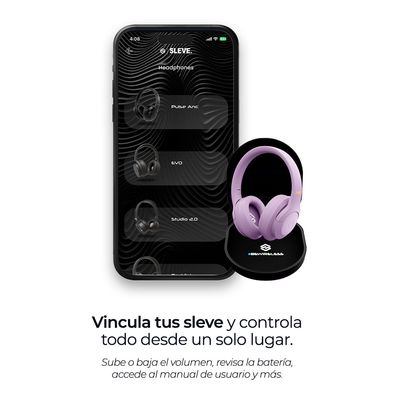 Imagen 2 del producto Audifonos Inalambricos Bluetooth Pulse ANC 2Gen Morado