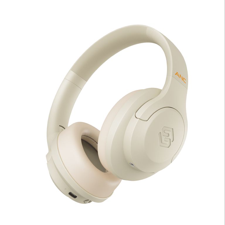 Audifonos Pulse ANC 2da Gen - Cancelacion Ruido, 45h Bat, App CustomaX, BT 5.4, Over Ear, IPX5 Beige