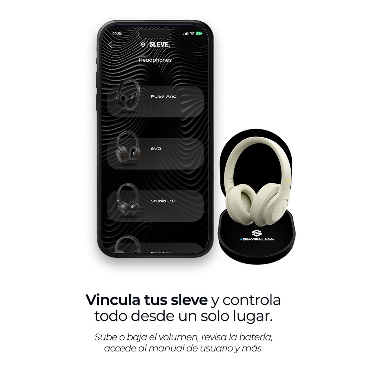 SLEVE - Audifonos Inalambricos Bluetooth Sleve Pulse ANC 2Gen