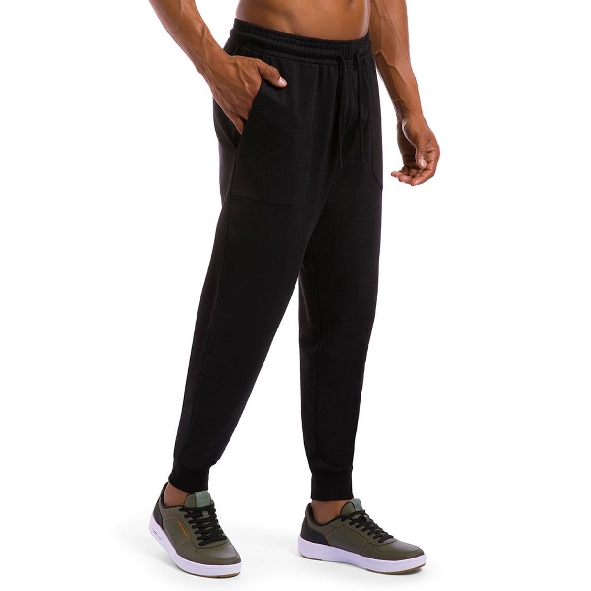OLYMPIKUS - BUZO JOGGING COMFY NEGRO HOMBRE