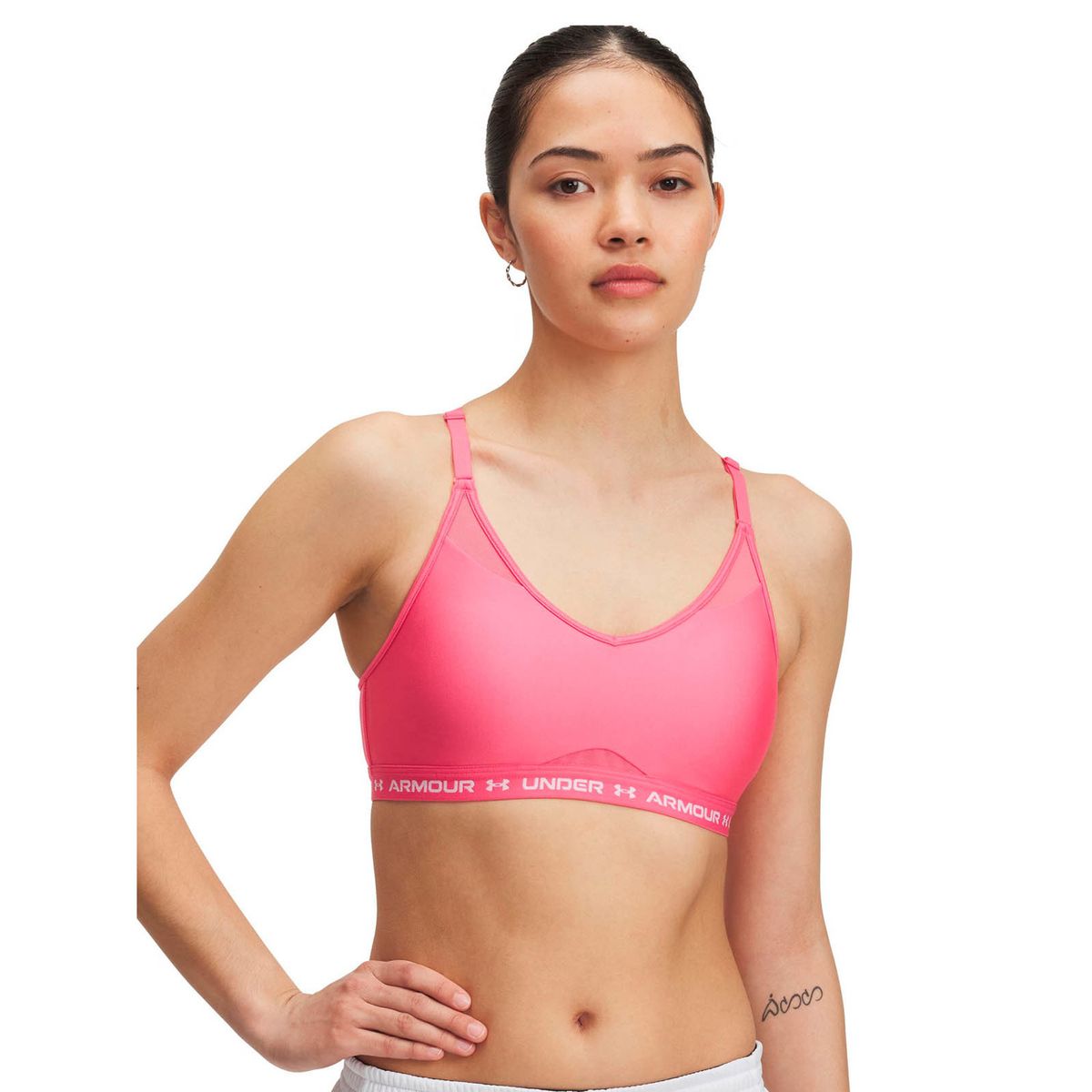 UNDER ARMOUR - Peto Training para mujer Crossback Low rosado UNDER ARMOUR
