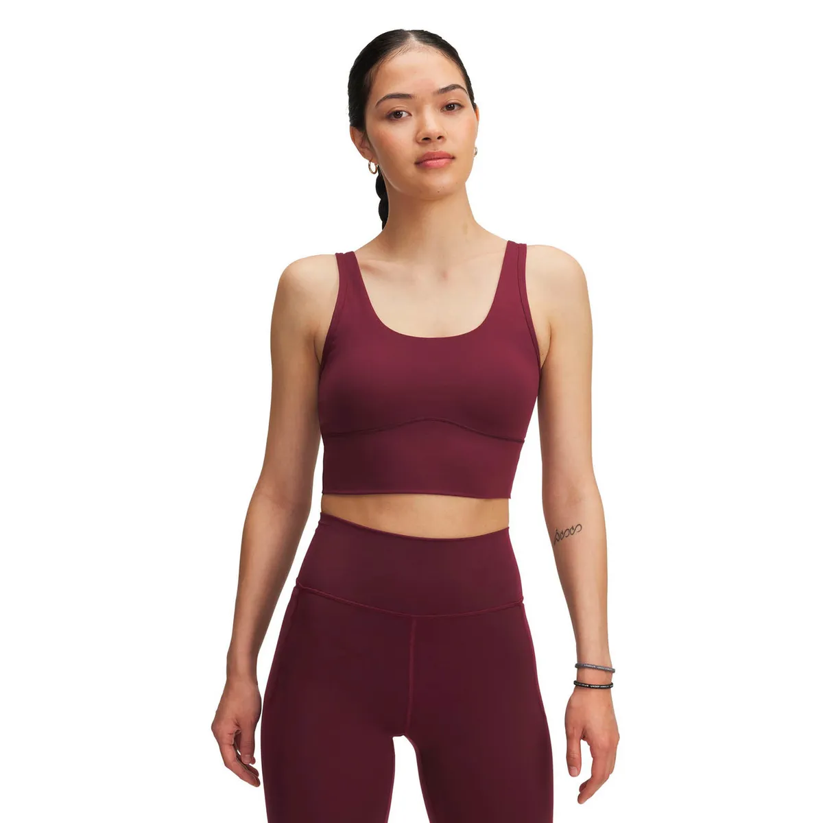 UNDER ARMOUR - Peto Training para Mujer Meridian Fitted Crop Rojo UNDER ARMOUR