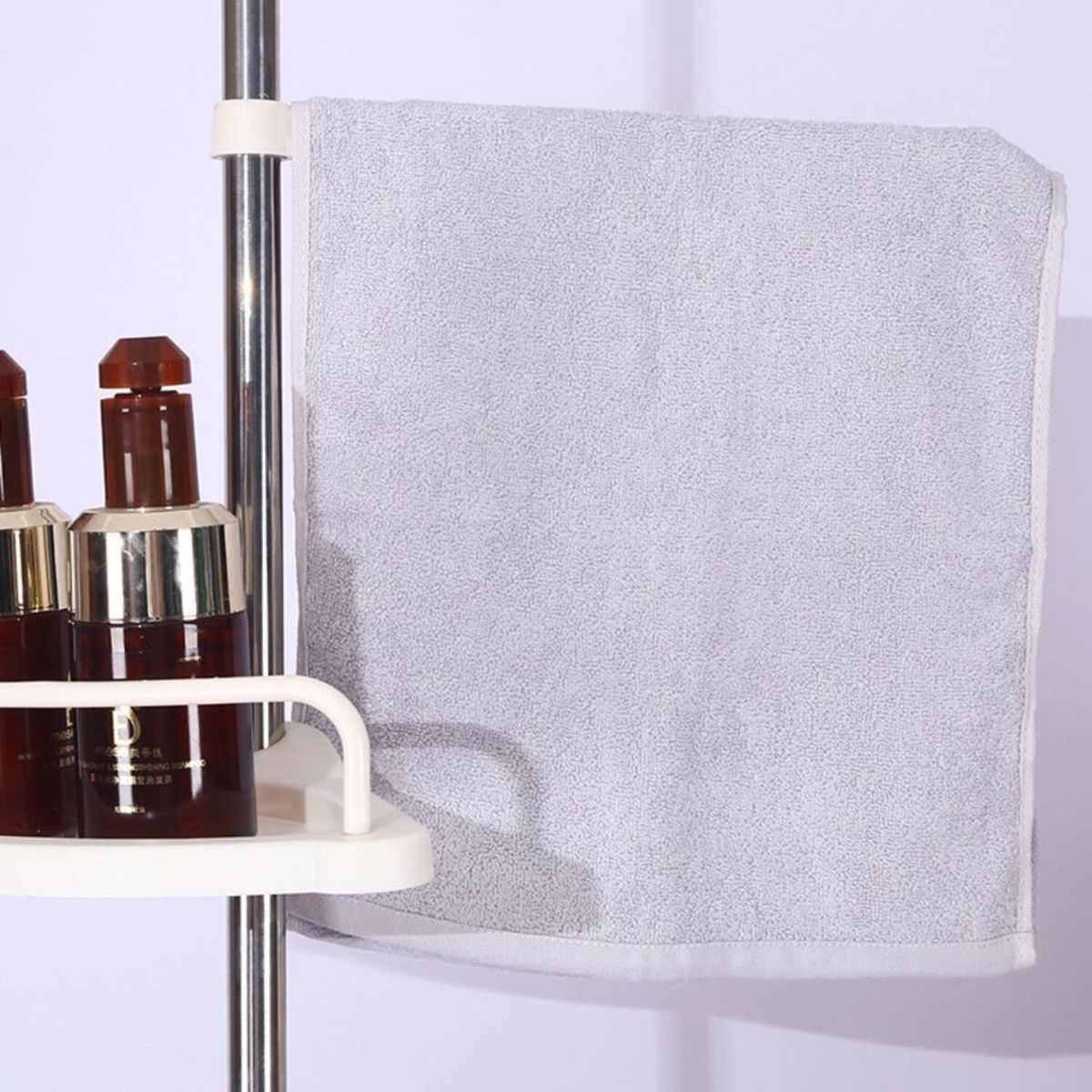 GENERICO - Esquinero Organizador Baño 4 Repisa Ajustable Ducha Multiuso