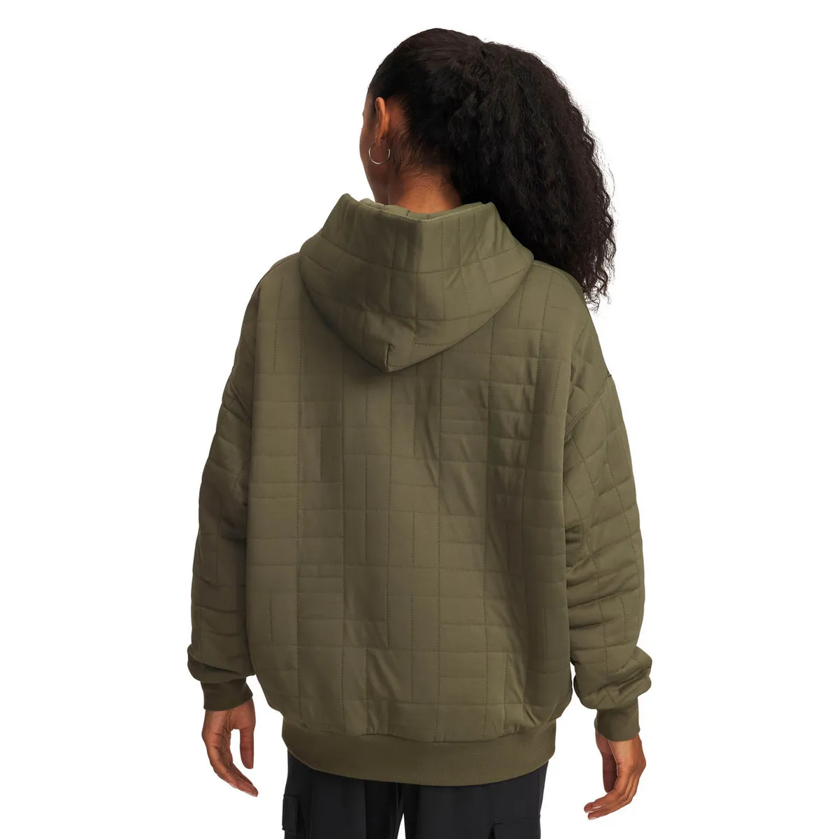 UNDER ARMOUR - Polerón Lifestyle mujer Unstoppable Fleece verde UNDER ARMOUR