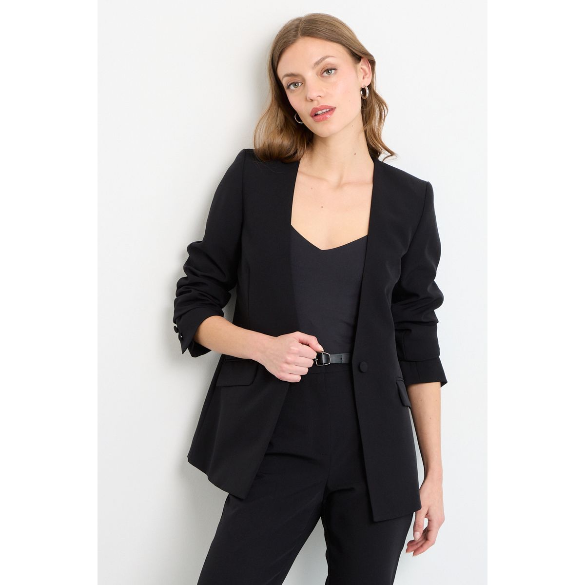 IO - Blazer Mujer Negro IO