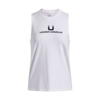 Polera sin mangas Lifestyle mujer Varsity U blanco