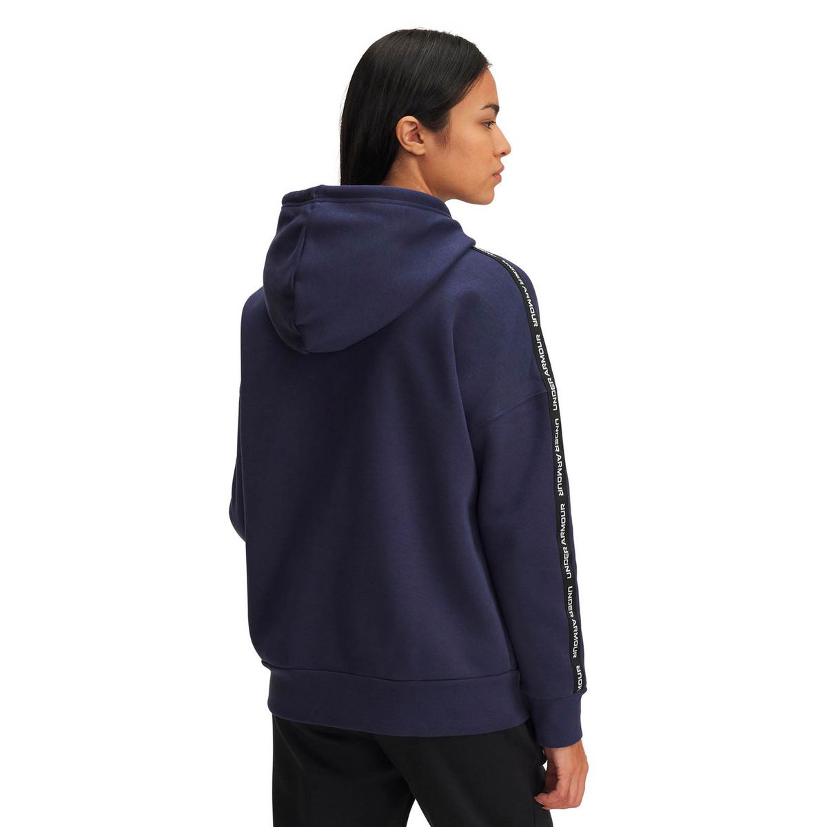 UNDER ARMOUR - Poleron Lifestyle Mujer ICON FLEECE TAPD HDY Azul UNDER ARMOUR
