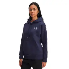 UNDER ARMOUR - Poleron Lifestyle Mujer ICON FLEECE TAPD HDY Azul