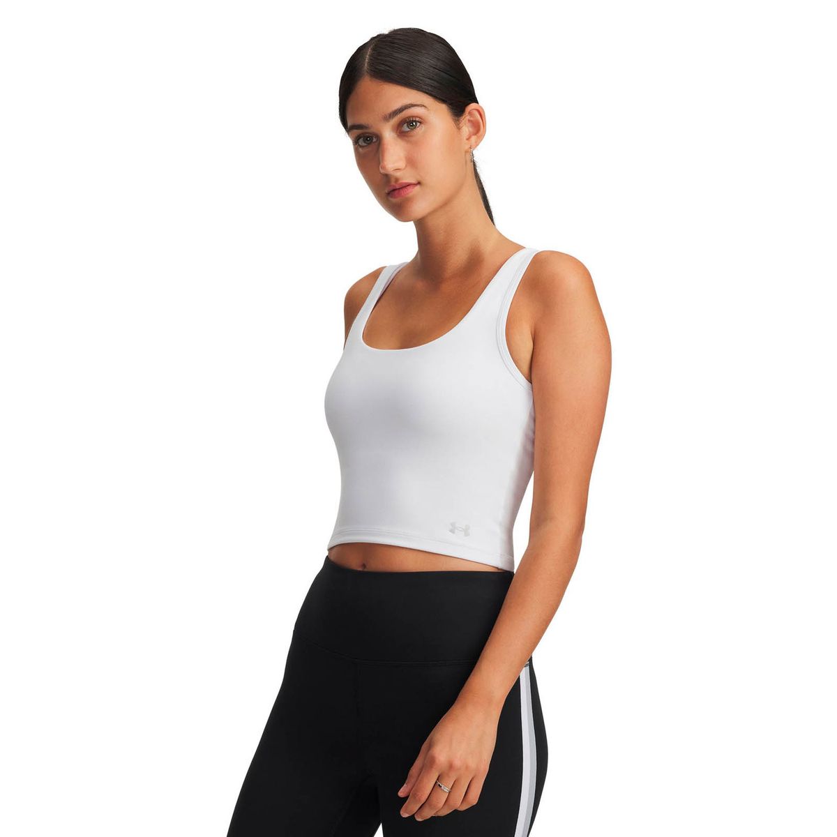 UNDER ARMOUR - Polera sin manga Training para mujer Motion blanco UNDER ARMOUR