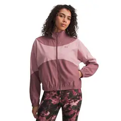 UNDER ARMOUR - Chaqueta Lifestyle para mujer Rival Woven café