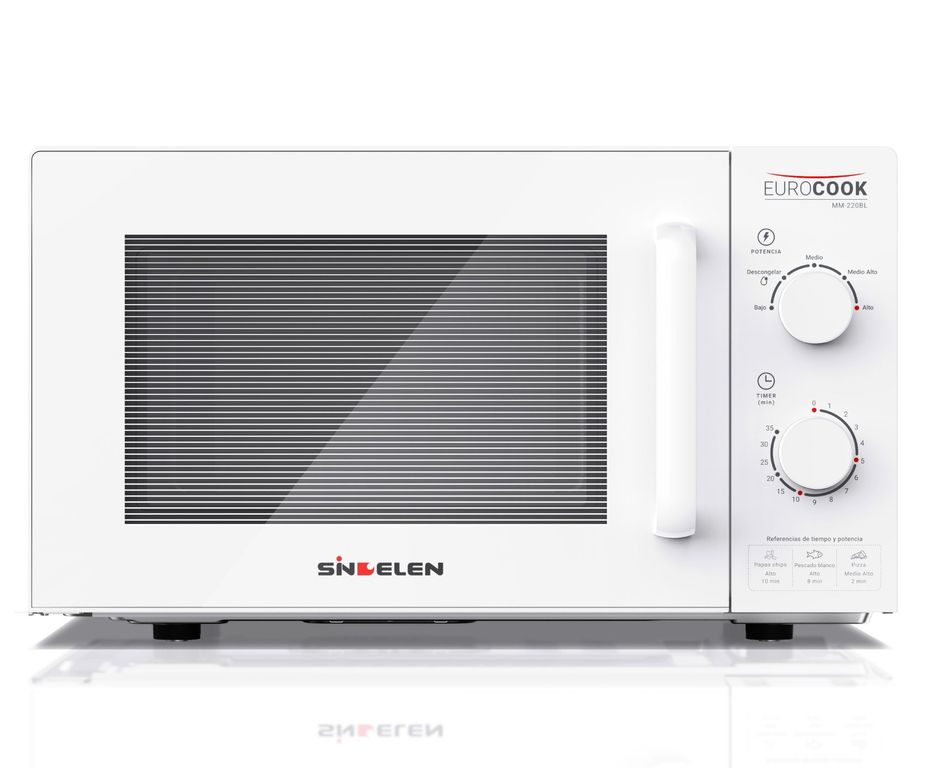 Microondas Análogo EuroCook Blanco MM-220BL