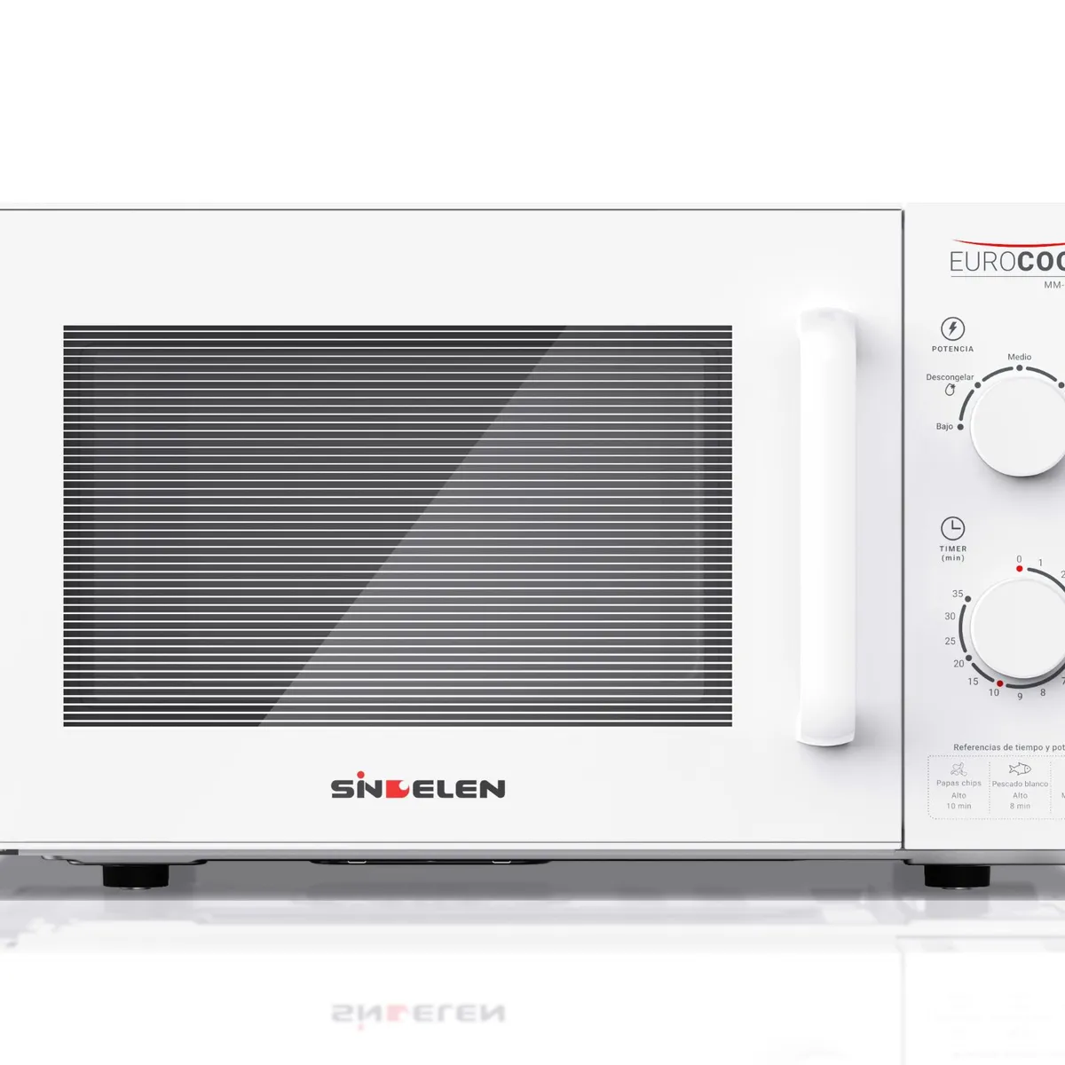 SINDELEN - Microondas Análogo EuroCook Blanco MM-220BL