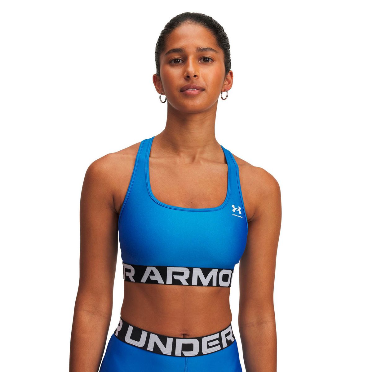 UNDER ARMOUR - Peto Training mujer HeatGear Armour Branded azul UNDER ARMOUR
