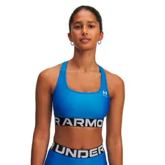 UNDER ARMOUR - Peto Training mujer HeatGear Armour Branded azul