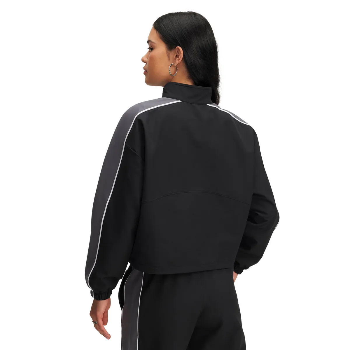 UNDER ARMOUR - Chaqueta Lifestyle para mujer Rival Swoven negro UNDER ARMOUR