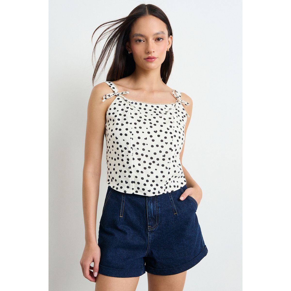 IO - Blusa Fantasia Mujer Crudo Io