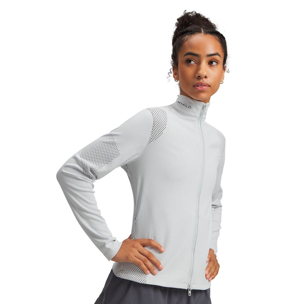 UNDER ARMOUR - Polerón Training para Mujer Halo Gris UNDER ARMOUR