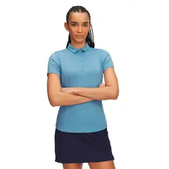 UNDER ARMOUR - Polera Manga Corta de Golf para mujer Playoff azul