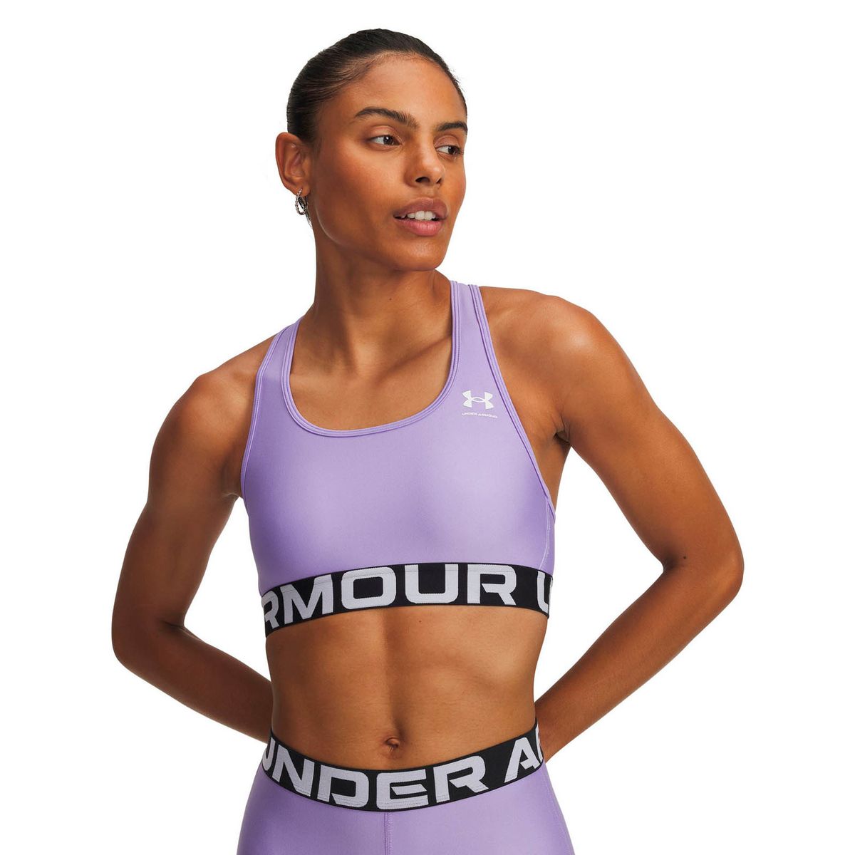 UNDER ARMOUR - Peto Training mujer HeatGear Armour Branded morado UNDER ARMOUR