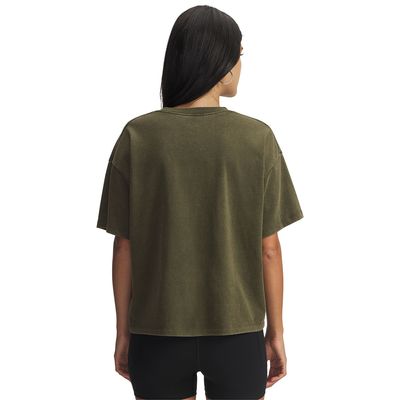 Imagen 2 del producto Polera Manga Corta Lifestyle mujer Boxy Wash HW verde