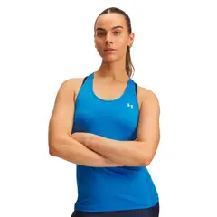 UNDER ARMOUR - Polera Sin mangas Training Mujer HeatGear azul Under Amour