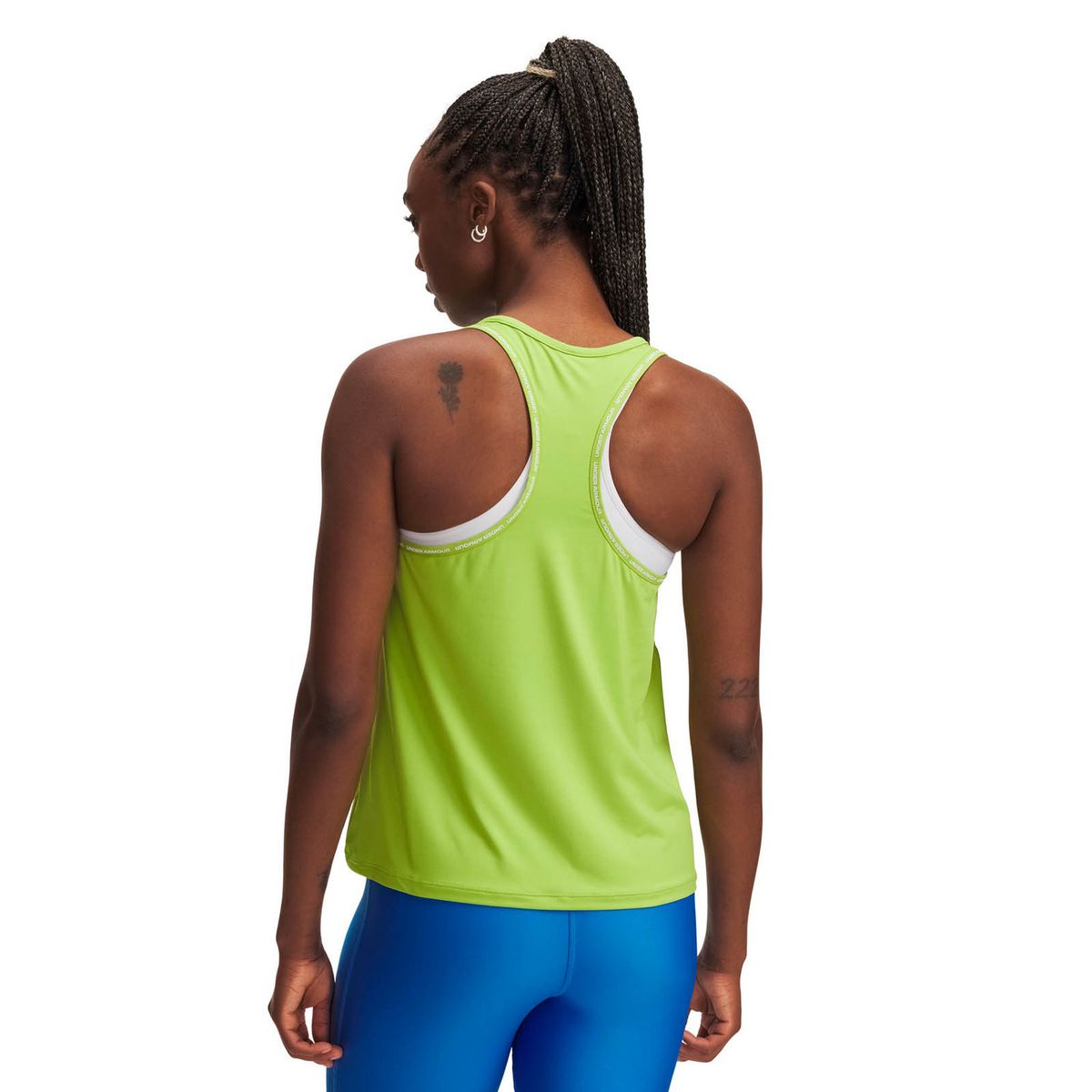 UNDER ARMOUR - Polera Sin mangass Training mujer Tech Knockout Verde UNDER ARMOUR