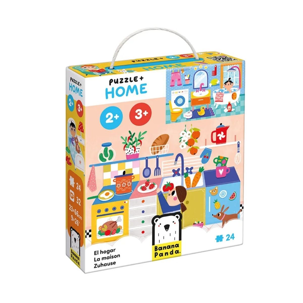 EDITORIAL CONTRAPUNTO - Puzzle + Home (24 piezas) 2+
