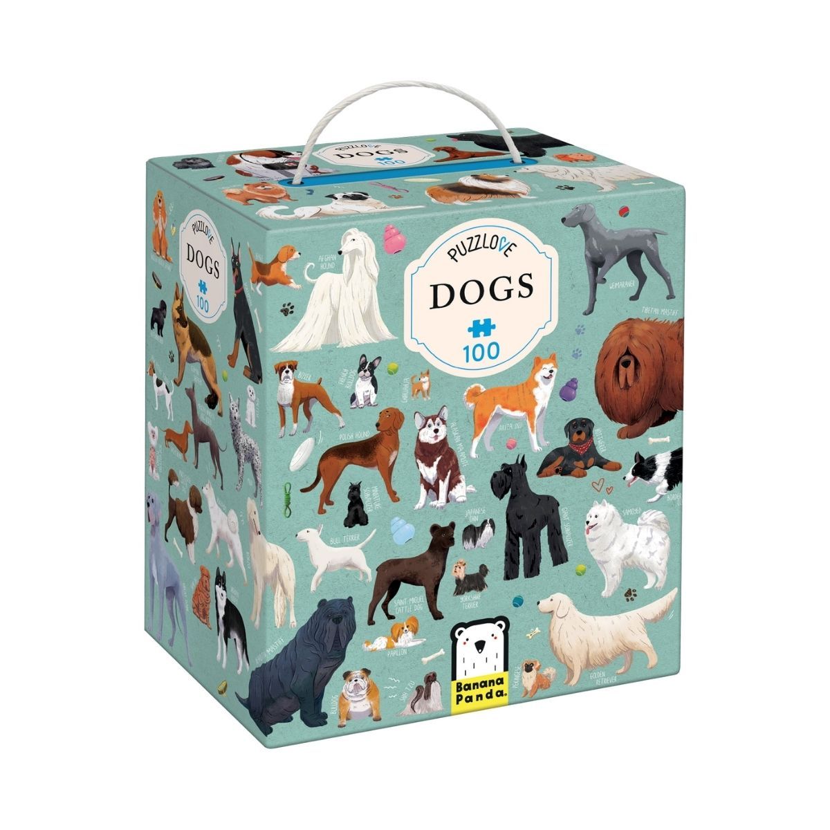 EDITORIAL CONTRAPUNTO - Puzzle Puzzlove Dogs (100 piezas) 5+