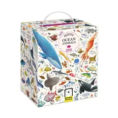 EDITORIAL CONTRAPUNTO - Puzzle Puzzlove Ocean Animals (200 piezas) 7+