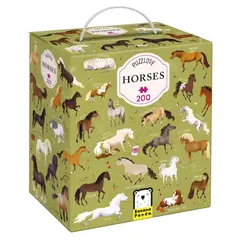 EDITORIAL CONTRAPUNTO - Puzzle Puzzlove Horses (200 piezas) 7+