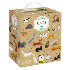 EDITORIAL CONTRAPUNTO - Puzzle Puzzlove Cats (500 piezas) 9+