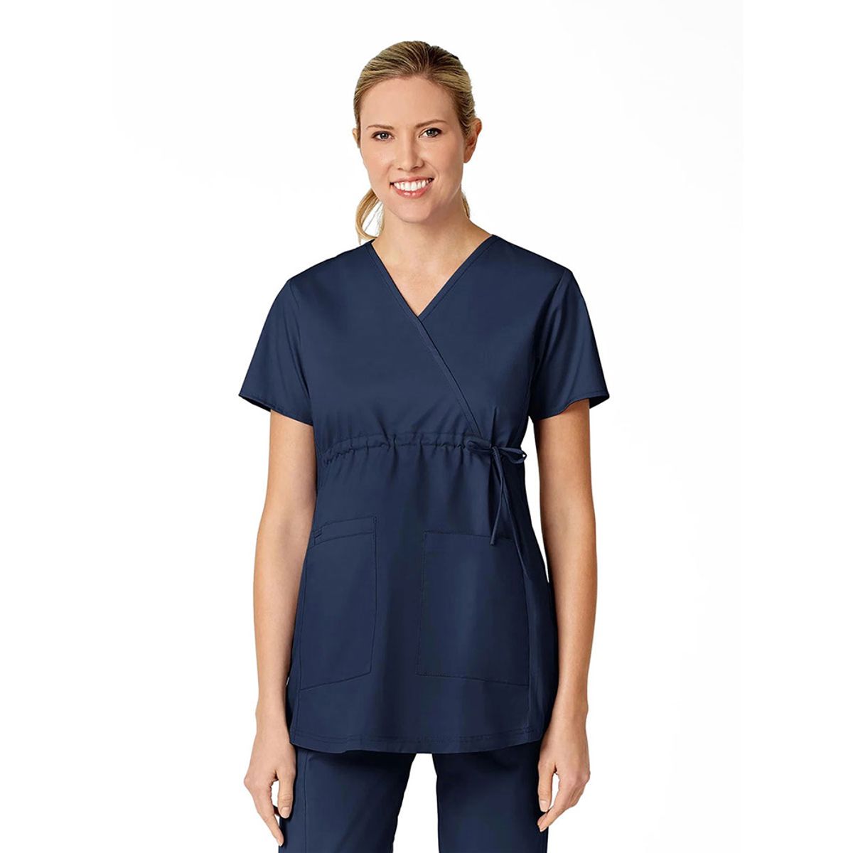 WONDERWINK - POLERA CLÍNICA MUJER MATERNAL WONDERWINK 145 NAVY