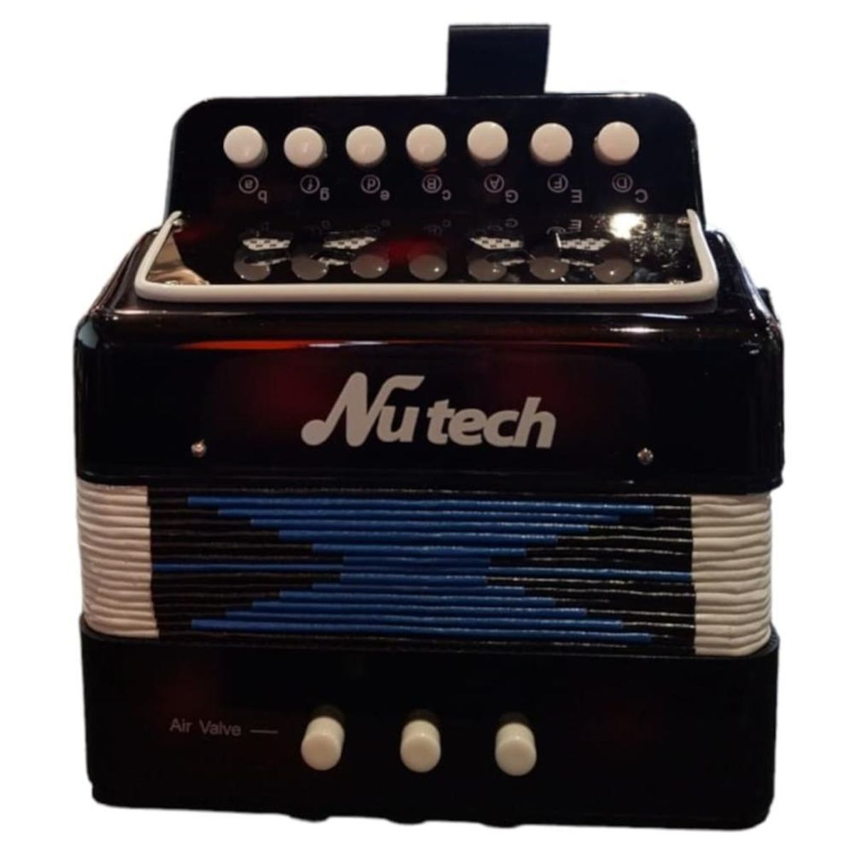 NUTECH - Acordeon para Niño Nutech 7 notas negro