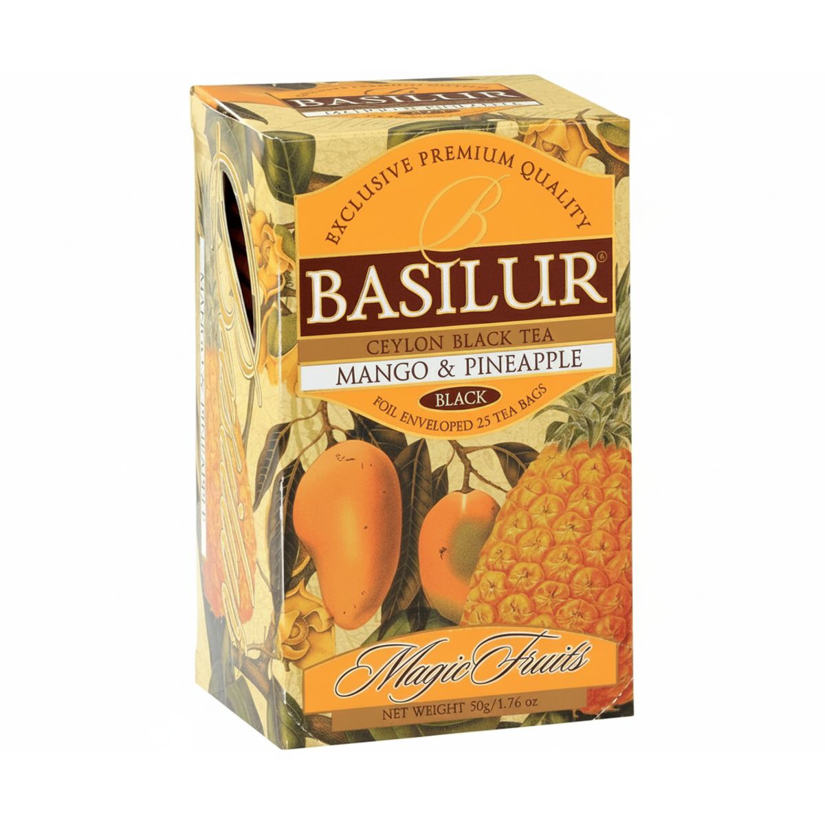 BASILUR - Ceylon Black Tea MANGO & PINEAPPLE - Basilur