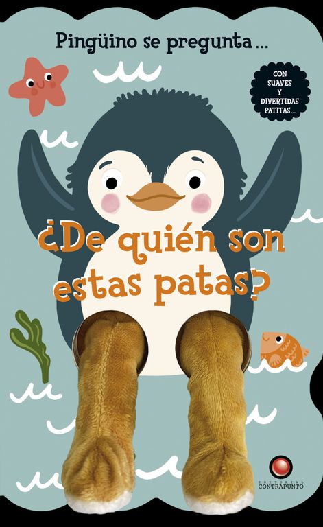 De quien son estas patas? Pinguino se pregunta