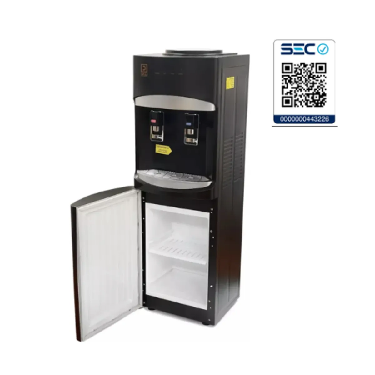 DALI - Dispensador Eléctrico De Agua Fría Y Caliente Pedestal Black Negro