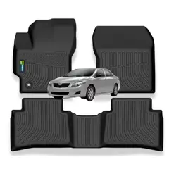 GENERICO - PISOS CALCE PERFECTO PROSPEEDY TOYOTA COROLLA 2008-2013 3PIEZAS