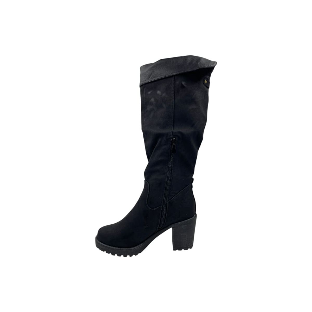 HERIEL - Bota Negra Taco Mujer