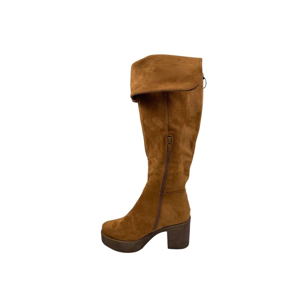 HERIEL - Bota Camel Taco Mujer