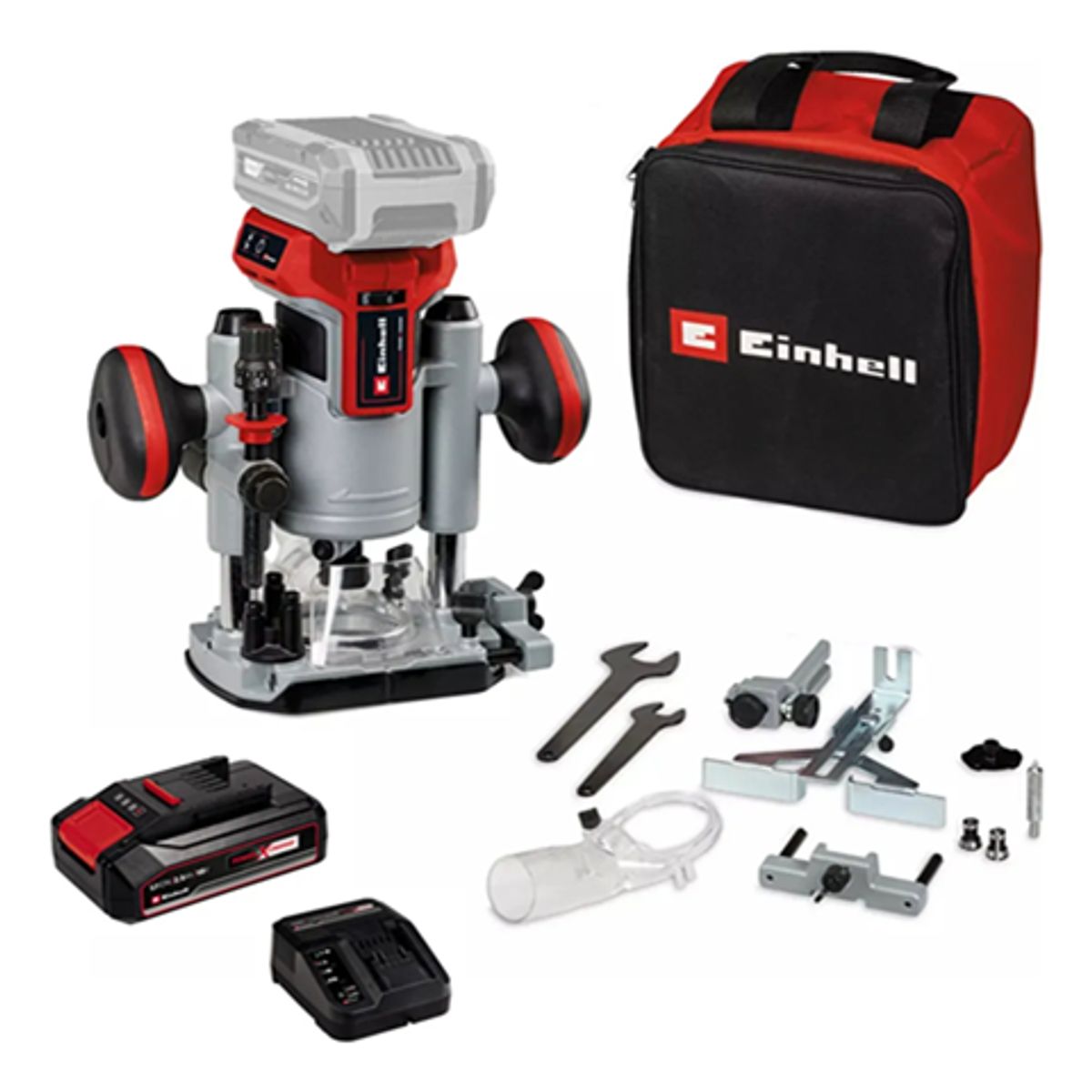 EINHELL - Fresadora Rebajadora Router Tupi 18v Bat+ Carg Einhell 4350410-12