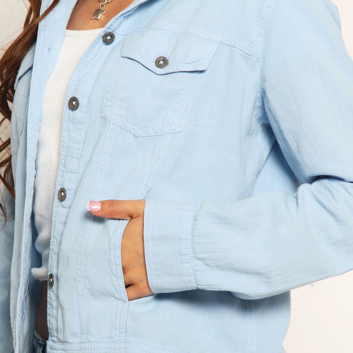 WADOS - CHAQUETA MANGA LARGA LINO