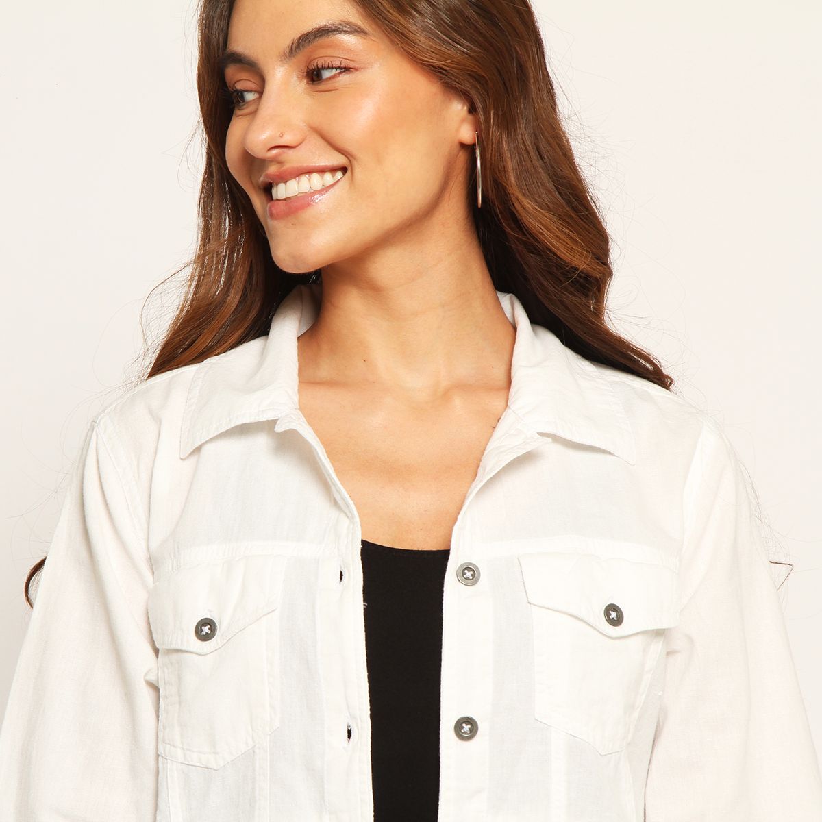 WADOS - CHAQUETA MANGA LARGA LINO