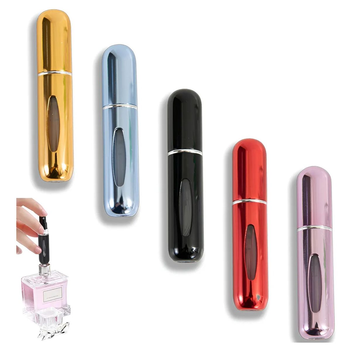 GENERICO - Atomizador Mini Botella Perfume Spray Portatil 5ml