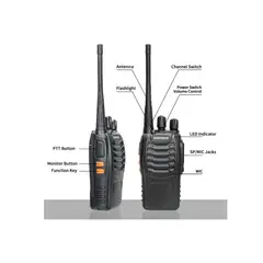 BAOFENG - Pack X2 Radio Transmisor Walkie Talkie Bf-888s
