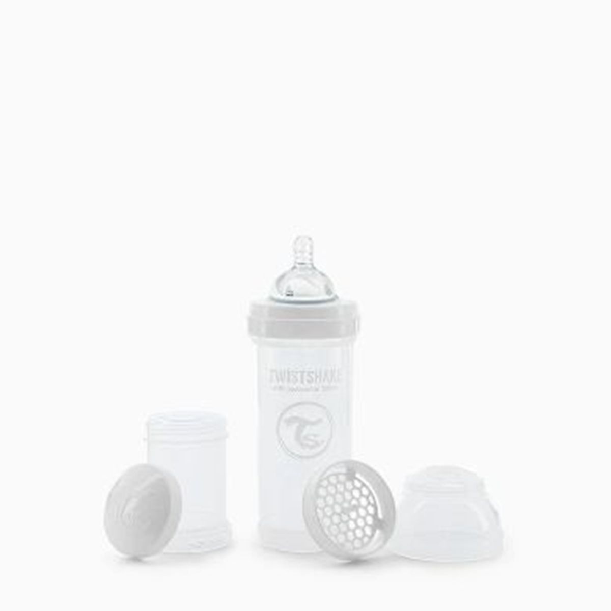 TWISTSHAKE - Mamadera Twistshake Anti-cólico 260ml Blanco